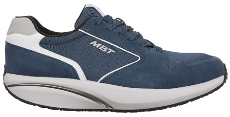 MBT-1997 Classic II Casual Shoes for Men Modern Style. Anatomical and Comfortable Trainers. Physiological Footwear Comfort and Stability with Curved Sole. Sneakers with Laces. Colour Navy