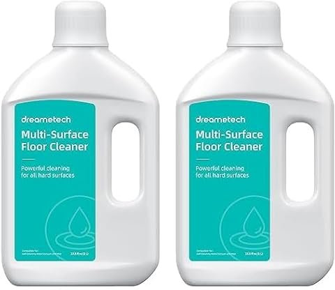 Dreame Cleaning Solution de nettoyage pour Dreame L40 Ultra/X40 Ultra/X30 Ultra/X40 Master//L10s Pro Ultra/L10s Ultra Gen2/L10s Ultra/L10 Ultra/L10 Prime 1000ml pour un nettoyage en profondeur