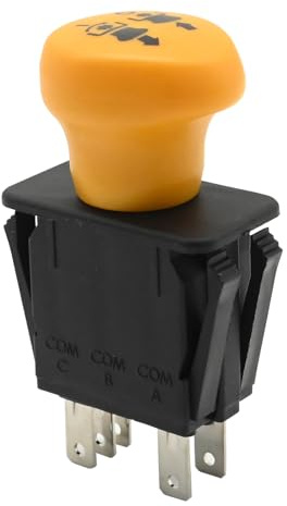 JUUDDENPARTS 103-5221 Interrupteur de prise de force 5 broches, remplacement pour John Deere LX172 LX173 LX176, remplacement pour Kubota TG1860 TG1860G, remplace 1-633673 6201-01 AM118802