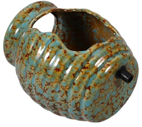 Gatuida Jarrón Cerámico De Fuente para Jardín Y Decoración De Paisajes para Espacios Exteriores Interiores Accesorio Decorativo De Agua para Balcón Y Patio