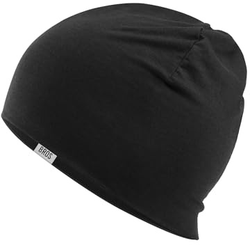 ROCKBROS Thermo Mütze aus Wolle Winter Warm Fahrradmütze Ski | Unterhelmmütze Skimütze, Weich Elastisch Wintermütze, Doppelseitig Tragbar, für Radfahren Laufen Skifahren Outdoor