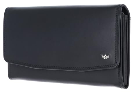 Golden Head Leder Geldbörse Polo RFID Protect Damenbörse 2823 Schwarz
