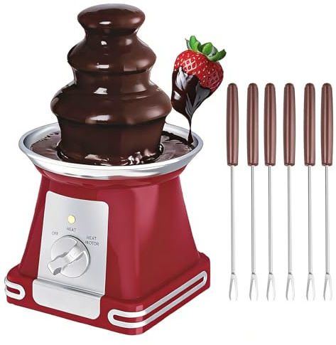 Mini Fontaine à Chocolat, Machine à Fontaine à Dessert Automatique à 3 Niveaux En Acier Inoxydable, Pour Tremper Les Fruits – Facile à Nettoyer Pour Les Fêtes à La Maison, Les événements Pour Enfants
