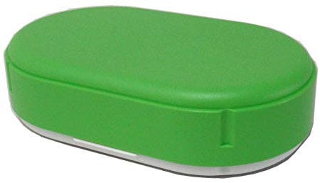 Bread Bin Oval Height Adjustable Sonja, Pastel Green, Plastic, Made in Germany