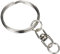 Artemio Anneau pour Porte-Clé avec Chaînette - 10, Métal, Argent, 25mm