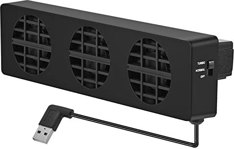VBESTLIFE USB-Lüfterbasis Ständer Dock Cooler Halter Halterung für Spielekonsole.