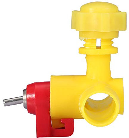 Garosa 10pcs / Pack Automatique Poulet Canard Volaille Nourrisseur Tétines d'eau Distributeur d'eau de Bonne Ténacité Potable pour Volaille Nipple Fournitures Poule Vis dans Le Style