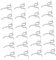 Cabilock Crochet pour Panneau 5 Cm 50 Pcs Panneau Perforé Crochet de Support en Fer Panneau Perforé Trois Crochet Bricolage Étagère Trou Crochet pour Magasin à Domicile Accessoire Rangement Établi