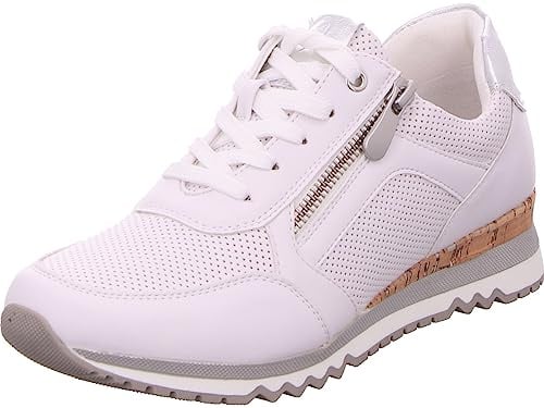 MARCO TOZZI Damen Sneaker, flacher Absatz, Wechselfußbett, weiches FEEL ME Fußbett, ideal für Business und Freizeit