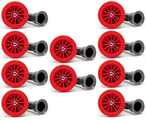 Global Tobera para difusores de riego. Alcance 3,00 Metros. Ángulo de riego Regulable 0 a 360º. Rosca Hembra Compatible con Hunter, Rain Bird, Irritrol, KRain, Signature. Pack 10 BOQUILLAS