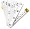 Body Measuring Tape Xeo Home Double Sided Soft & Smart Fabric Measure Tapes For Kids, 60 Inches 150 Cm Height, Fat, Waist & Weight Loss Mini Pocket Measurements Sewing Dress Tailors Measures Ruler