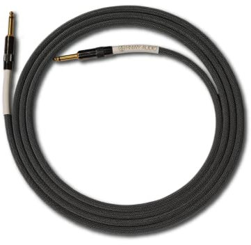 Runway Audio Instrument Cable - Lowest Capacitance Cable on The Market (10ft, Straight to Straight, Gray)