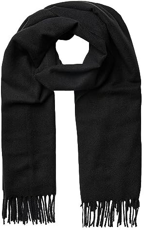 PIECES Damen Pcnoah Long Scarf Noos Bc Schal 17141084,Schwarz,Einheitsgröße