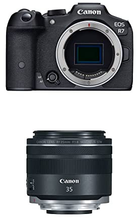 Canon EOS R7 body + obiettivo RF 35 mm f/1.8 IS Macro STM