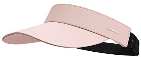 Clape Sun Visor Hat Men Women Lightweight Sports Visor Quick Drying Golf Visor Cap Empty Top Sun Hats UPF50+ Outdoor Summer Cap Pink RNKD01
