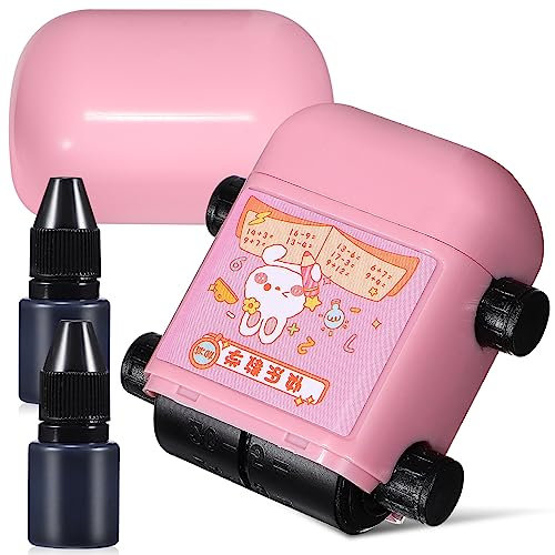 MAGICLULU 1Set Roller Digitaler Lehrstempel 2 In 1 Doppelköpfig Wiederverwendbar Mathe Stempel Roller Addition Subtraction Roller Stamp Für Klassenzimmer