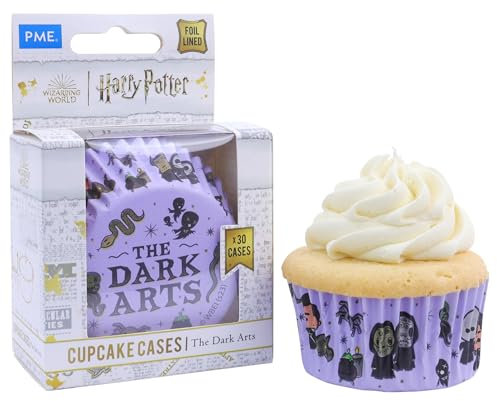 PME Harry Potter Cupcake-förmchen Folienbeschichtet, 30er-set, Die Dunklen Künste