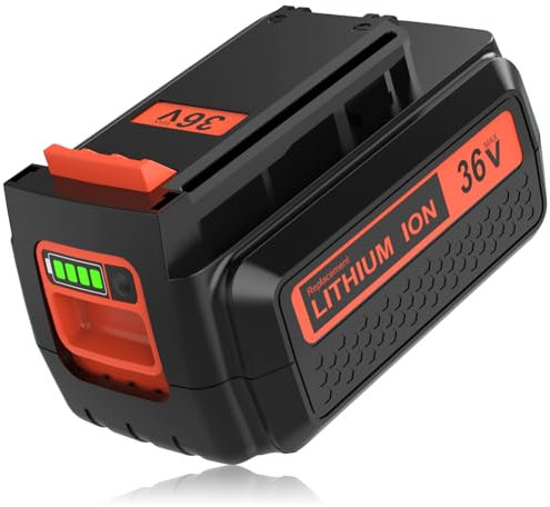 Goodexo 36V 2500mAh Replacement Battery for Black Decker 36V Battery for Black Decker Battery 36V 2.5Ah LBX2040 BL20362 LBXR2036 LBX36 LBX1540 LBX2540 LBX2040 LBX36 LST540 LCS1240