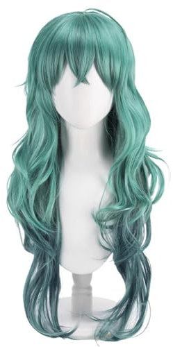 NOTCARE Anime Perücke Tokyo Ghoul Cosplay Sen Takatsuki Perücke,Gradient Long Wavy Perücke Halloween Perücke,Karneval Weihnachten Tägliche Perücke