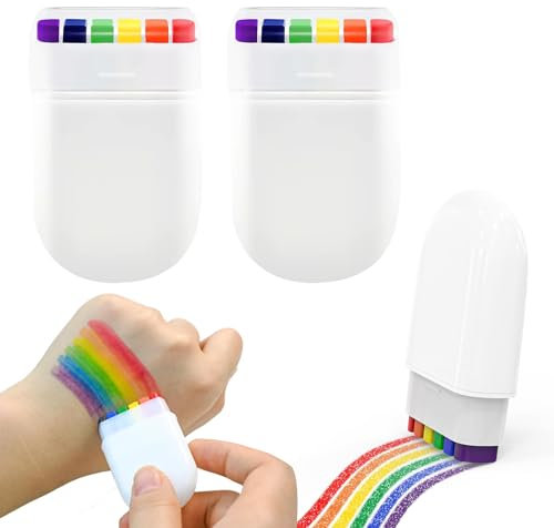 Fußball Schminke, Schminkstift, Gesichtsfarben Set, Schminkstifte Gesicht Körpermalfarben, Fußball Schminke Schminkstift Für Party (Rainbow)