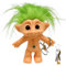 Wrohto Trollpuppen-Schlüsselanhänger, Troll-Puppen-Schlüsselanhänger, 10 cm, Anti-Verlust-Schlüsselanhänger für Sammlungen, Schulprojekte, Kunst und Handwerk, Partygeschenke