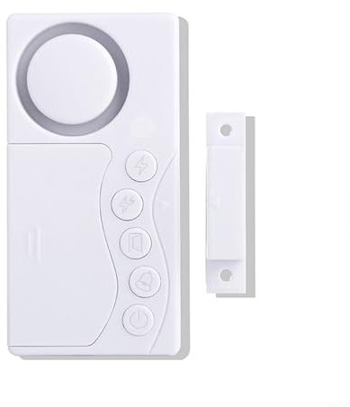 Yhenlovtt Gefrierschrank-Türalarm, Sicherheitsfensteralarm, Türalarm mit Zeitverzögerung, allgemeiner Alarm, ständiger Alarm und Türöffnungsklingel schützen Ihr Zuhause