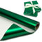 BIHIYII Green Wrapping Paper Roll 43 cm x 10 m, Gift Wrapping Paper, Metallic Wrapping Paper Rolls, Matte Wrapping Paper Gifts Wrap for Birthday Christmas Wedding Party Bouquets (Green)