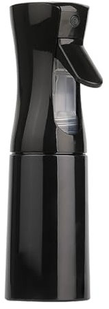 Eupneicu Pulverizador Agua Peluqueria [ 200ml ], Niebla Pulverizador Continuo Para Peinado, Plantas, Mascotas, Limpieza [ Negro ]