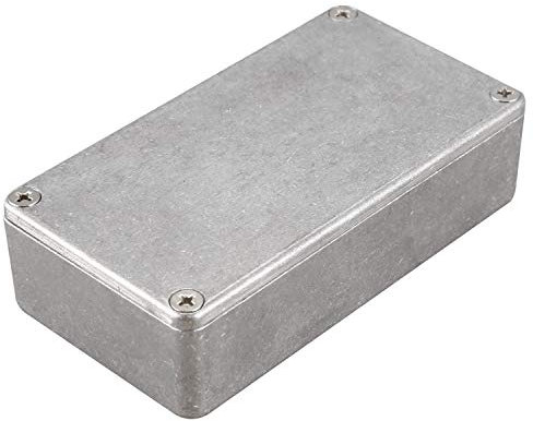 Reinscer 1 StüCk Gitarren Effekt Pedal Aluminium Stomp Box GehäUse für DIY Gitarren Pedal Kit 1590B