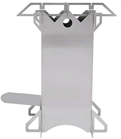 Naroote Holzofen, Herd Campingofen aus Edelstahl mit Leichtem Wanderpicknick