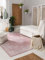 benuta pop Teppich Laury - Kunstfaser - Rechteckig & im Style: Vintage - Pflegeleicht für Wohnzimmer Schlafzimmer, Rosa, 300x400 cm