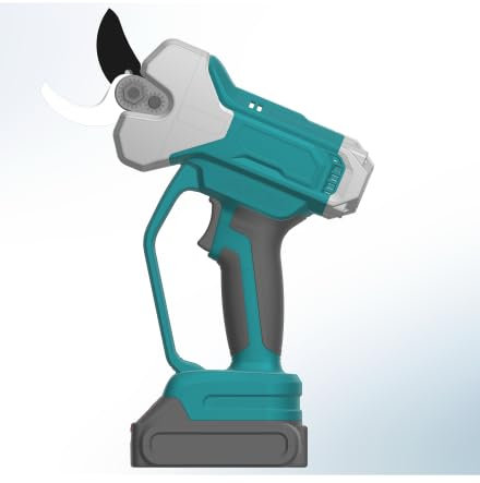 Elektrische Astschere für Makita 18V Akku, 600W Professionelle Akku Gartenschere mit 2x 2000mAh Batterie, Handgeführte Bürstenloser Motor Gartenschere mit LCD Schnittzählerm, 35mm Schneiddurchmesser