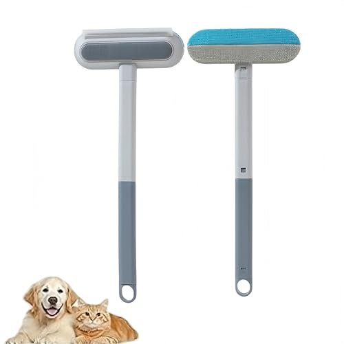 3-in-1-Tierhaarbürste, Tierhaarreinigungsbürste mit Abzieher, Fusselrolle für Tierhaare, multifunktionale Möbel- und Teppichbürste, Waschball-Set (1STÜCK)