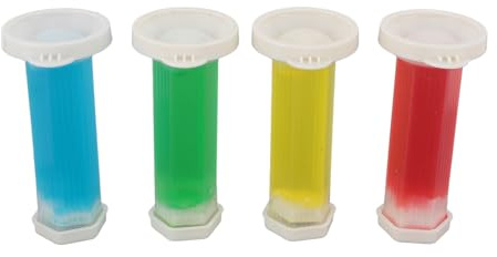 8er-Pack Toiletten-Gel-Stempel mit niedlichem Blumen-Design, 46 ml, 4 langanhaltende Düfte zur effektiven Geruchskontrolle im Badezimmer