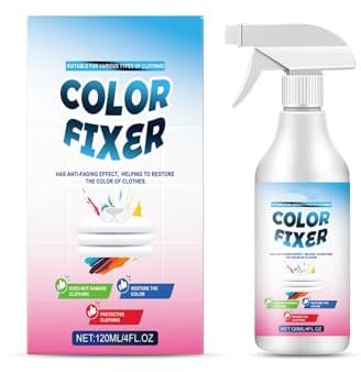 Fixateur de couleur multifonction pour tissus teints qui réduit la décoloration prolonge la durée de vie du vêtement fixateur de couleur liquide