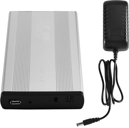 NONDK Carcasa IDE para Disco Duro de 3,5 Pulgadas IDE HDD SSD USB2.0 A IDE HD Caja Externa con Fuente de Alimentación Enchufe Europeo