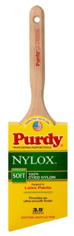3-1/2” Purdy 144152235 Nylox Glide Angled Sash Paint Brush, Tynex Nylon