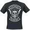 Volbeat Denmark Skull Männer T-Shirt schwarz L 100% Baumwolle Band-Merch, Bands, Totenköpfe