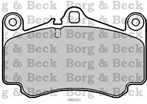 Borg & Beck BBP2250 Front Brake Pads To Fit Fiat Doblo 2 0D M-Jet 01/10-