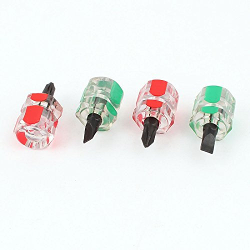 sourcing map 6 mm x 14 mm kurze Distanzen Schlitz Phillips Schraubenzieher Set 4 PCS de