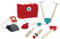 PlanToys Arztkoffer Kinder Holz - Doktorkoffer Kinder mit 5 medizinischen Geräten und einem praktischen Arztkoffer - Holzspielzeuge Doktor ab 3 Jahre
