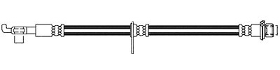 Borg & Beck BBH8432 Brake Hose To Fit PSA C1 1008 Toyota Aygo 05/14-