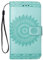 Hancda Hülle für iPhone SE 2022 / iPhone SE 2020 / iPhone 8 / iPhone 7 Handyhülle Klapphülle Tasche Hülle Flip Case Leder Schutzhülle Klappbar Cover Handytasche Geldbörse Magnet Case Lederhülle,Grün
