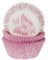 50 Muffinförmchen Schmetterling | rosa | weiß | Hochwertiges Papier | made in EU