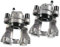 Frankberg 2x Brake Caliper Disc Brake Rear Cast Aluminium Compatible with E-Class W211 E200-E320 E-Class T-Model S211 E200-E270 Replace# 0024202583