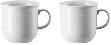 2 x Porzellan Becher mit Henkel groß - Trend Weiß - Thomas - 11400-800001-15571 -