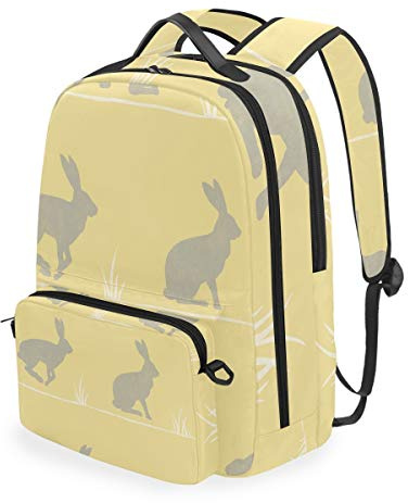 MONTOJ Colors Nell Mustard Conversational Wallpaper Campus Rucksack mit abnehmbarer Kreuztasche