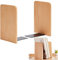 behone 2 Stück Holz Buchstützen Einfache Wood Buchstützen für RegaleHolz Buchstützen Handgefertigte Buchenholz Buchstützen Schwere Holz Buchstützen für Bücherständer 17 * 12 * 10.5cm