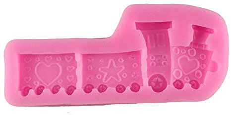 Kreative Silikonform im Zug-Design, Zug-Form, Kuchendekoration, Backform, 1 Stück