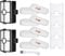 HZ500UK Filter Replacement for Shark HZ500UKT, HZ500, HZ2000, HZ2002, HZ251 Anti Hair Wrap Corded Stick Vacuum Cleaner, 2 Hepa Filters and 4 Foam & Felt Filters